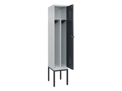 locker voor scheiding van kleding,HxBxD 2120x400x500mm,1vak