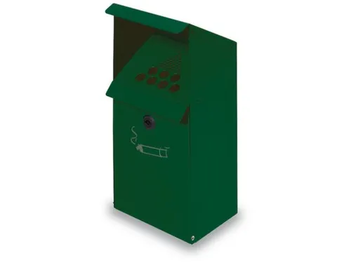 Wandasbak 3.7 liter 410x180x150mm Schuine Afdekking Groen