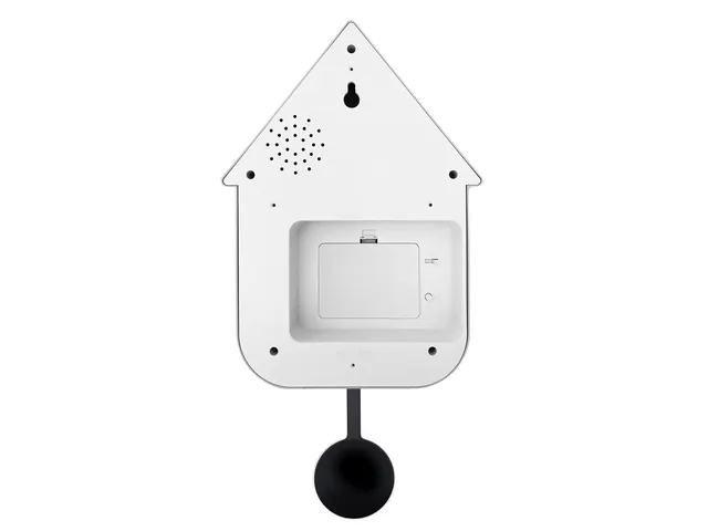 Wandklok NeXtime Twitter 21,5x41,5 cm wit