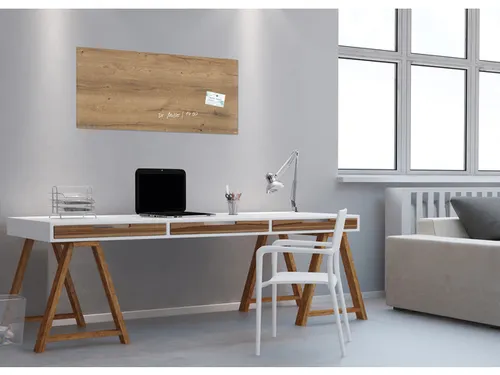 Glas/magneetbord Sigel Artverum 91X46 Natural Wood