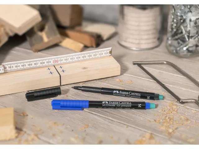 Marqueur Faber Castell Multimark permanent F étui 4 pces