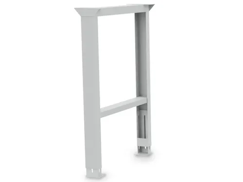 onderstel,v. werkbank,HxBxD 719-1019x150x650mm,plaatstaal,RAL7035