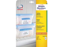 Avery diepvriesetiketten 38.1x21.2mm