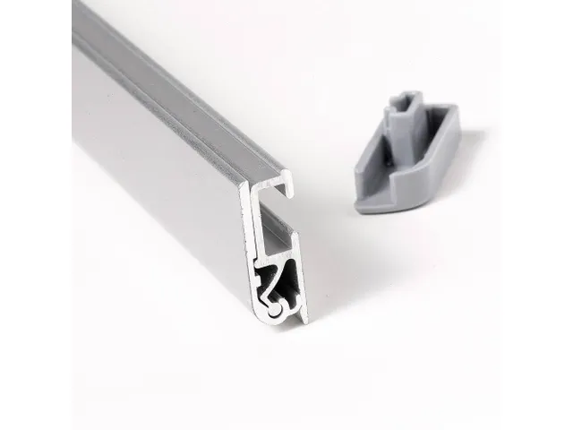 Roll-Banner Massive 85x160-220 cm 1 Voet Zilver