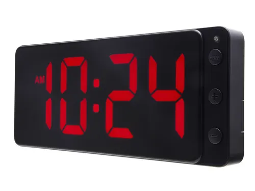 Tafel/wandklok NeXtime Digital Clock Red 27,2x10,8cm
