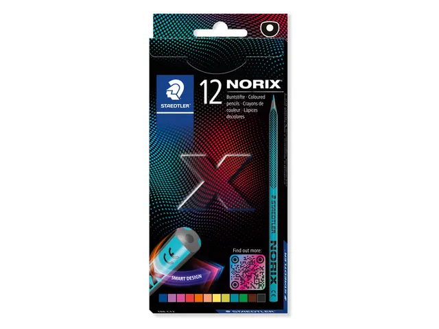 Staedtler NORIX-kleurpotloden Smart Design set 12 kleuren