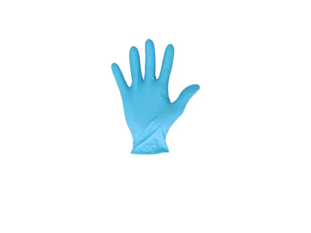 Gant Nitrile non poudré Bleu large 100 pièces