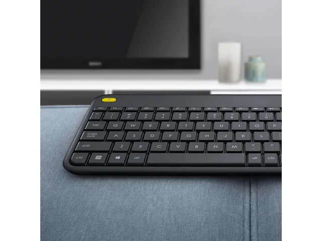 Wireless Touch Keyboard K400 Plus - Zwart, Belge (Azerty)