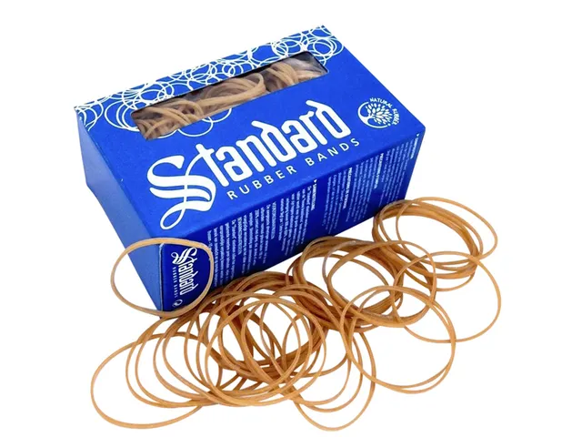 Elastiek Standard Rubber Bands 22 100x1.5mm 1kg 2660 stuks bruin