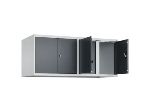 opzetkast,v. locker voor scheiding van kleding,4vak.,vak B 300mm