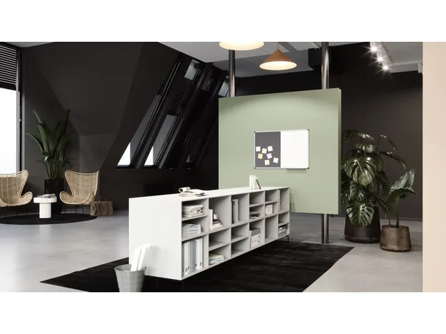 Combibord Legamaster UNITE grijs vilt-whiteboard 60x90cm