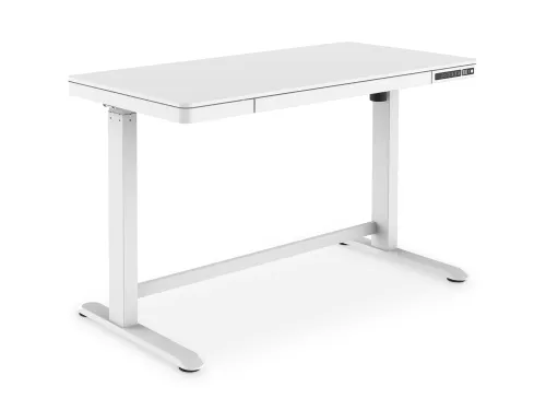 Elektrisch Verstelbaar Bureau 120x60cm USB Wit