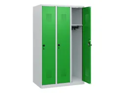 schoollocker,HxBxD 1530x900x500mm,3vak,vak B 300mm,draaigrendel
