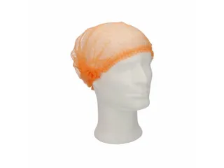 CMT Haarnet Clip cap pp non woven oranje Maat L ca 53cm 1000 Stuks - 4