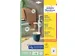 Etiket Avery L3416-10 rond 60mm wit 120stuks
