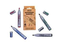 Whiteboardmarker Artline 517 Eco Dry Safe rond Medium assorti 4 stuks
