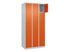 lockerkast,HxBxD 1850x900x500mm,3x5vakken,vak B 300mm,cil.-slot