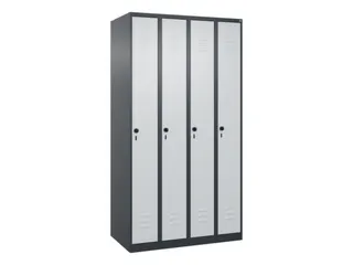 locker,HxBxD 1850x1000x500mm,4vak,vak B 250mm,draaigrendel - 1
