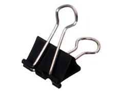 Papierklem MAUL 213 foldback 19mm capaciteit 7mm zwart