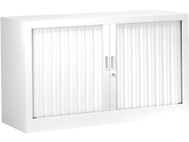 Roldeurkast, hoogte 69,5 cm, wit