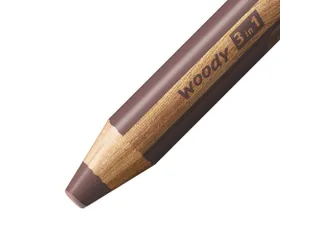 Kleurpotloden STABILO 880 woody 3 in 1 multitalent bruin - 2