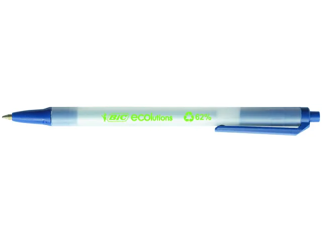 Balpen Bic Ecolutions medium blauw