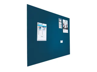Prikbord Paneel Float Bulletin 60x90cm Blauw frameloos - 1