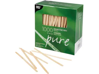 Roerstaafje uit hout 14 cm 1000 stuks - 5
