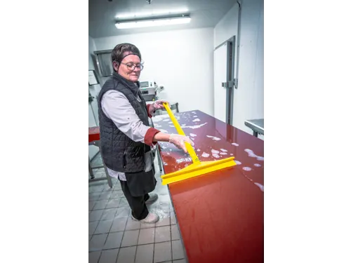 Ultra Hygiëne Vloertrekker 70cm Geel