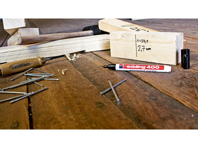 Marqueur Edding 400 ogive 1mm noir