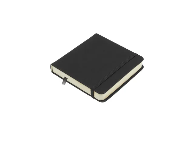 Carnet de croquis PU couverture rigide 80 feuilles 12x12cm noir