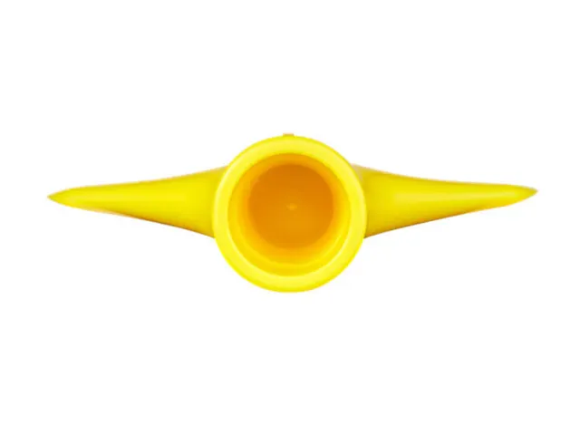 Hygiene flexibel spatelblad Geel met steelaansluiting 220mm