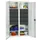 Materiaalkast 1800x1000x500mm 4legborden Uitschuifbaar 8laden Grijs