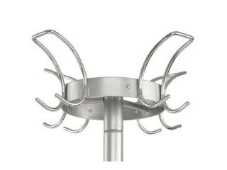 staande kapstok,HxØ 1800x400mm,4jashaken,parapluhouder/druppelvanger - 3