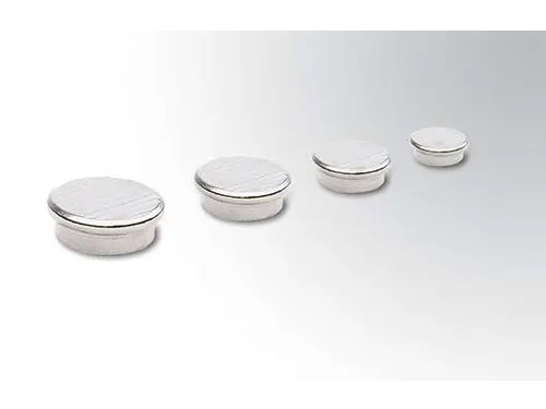 Extra Sterke Chroom Magneten 16mm zilver 10 stuks