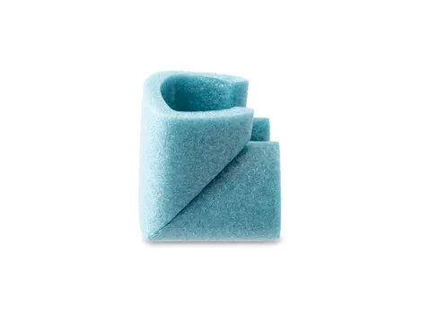 Schuimprofiel U-60 blauw gerecycleerde polyethylene 24x35mm 600 Stuks