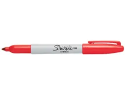 Viltstift Sharpie Fijne punt rond 0.9mm Rood