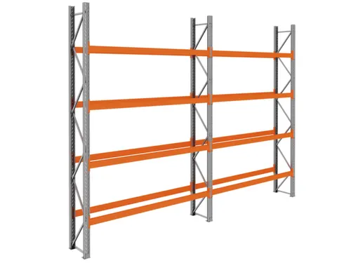 palletstelling,basis+1xaanbouw,HxBxD 4620x5700x750mm,vakl. 3000kg