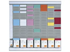 Planbord Nobo Week/uur 8 Panelen Met 24 Sleuven