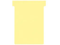 Planbord T-kaart Nobo nr 3 80mm geel
