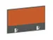 cache de banque d'accueil,MS-gris foncé,BN3012-orange