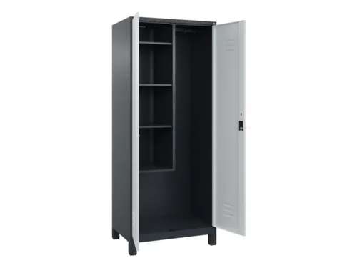schoonmaakkast,HxBxD 1950x800x500mm,links 4vakken