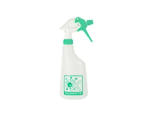 Sproeiflacon Cleaninq 600ml leeg met logo desinfectie - 1