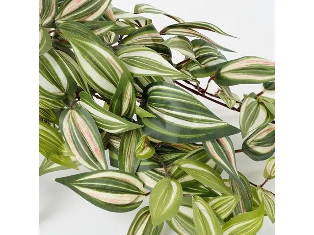 Kunstplant Mica Tradescantia hangend groen 45x25cm