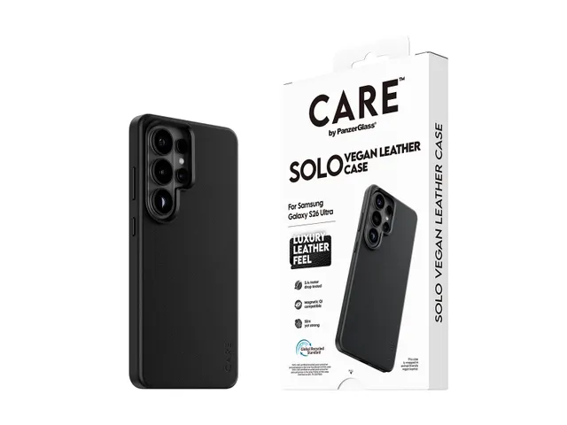 PanzerGlass CARE by Solo Case Black w. Qi Samsung Galaxy S26 Ult
