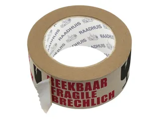 Verpakkingstape ECO Raadhuis 50mm x 50m papier breekbaar - 2