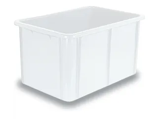 Stapelbak Pe Hxlxb 320X600X400Mm Inhoud 60L Naturel Wit - 2