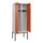 locker voor scheiding van kleding,HxBxD 2120x800x500mm,2vak