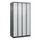 dubbeldekse locker,HxBxD 1850x1000x500mm,4x2vak.,vak B 250mm,cil.-slot