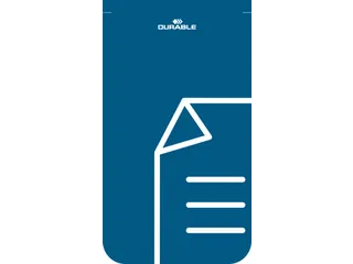 DURASORT Afvalbak sorteerunit 55L voor papier Grijs Blauw - 3